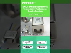 CE ROHS Filtri RFI monofase 0.5A-300A Filtri di interferenza elettronica