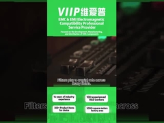 Filtro EMI in plastica robusta e conduttiva per la soppressione affidabile delle interferenze di linea