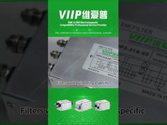 VIP2-2A-10 Filtri EMI a corrente continua con corrente di perdita 0,5 mA Max e perdita di inserimento 50dB Min