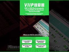 Linea di alimentazione a basso passaggio filtro EMI AC 110V 250V con conduttori a filo