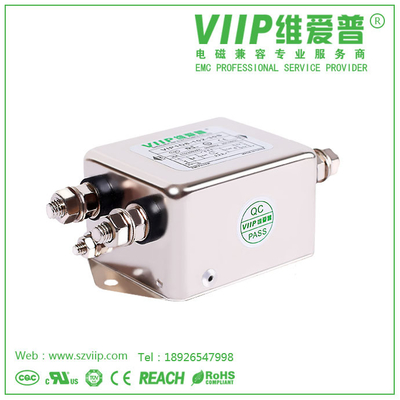 comprare Resistenza all'isolamento ≥100MΩ Filtro EMI monofase certificato RoHS per applicazioni industriali a -40°C-85°C online manufacture