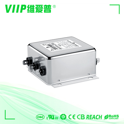 L'attrezzatura 440VAC 10A RFI trifase del tessuto filtra l'UL 94V-0 del CE ROHS