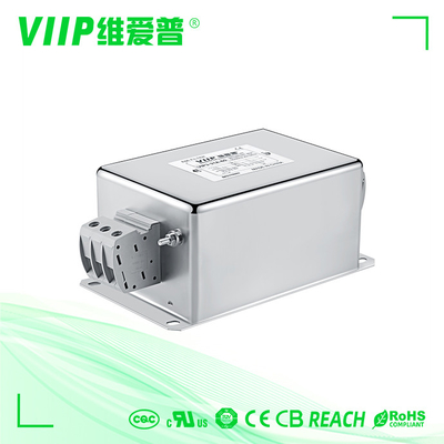 Filtro anti-interferenze del ODM 380V 440V dell'OEM un filtro da 3 fasi contabilità elettromagnetica con la vite