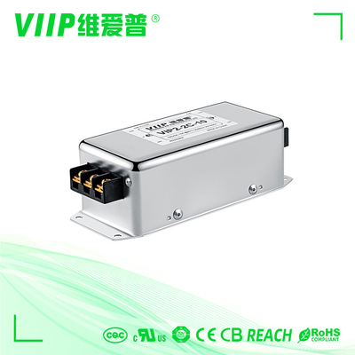 110V 250VAC linea filtro di CA di 3 fasi da disturbo elettromagnetico del filtro 15A
