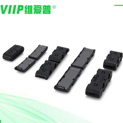 Corpo di ferrite piatto coperto di plastica per la soppressione del rumore EMI e RFI V18016FS