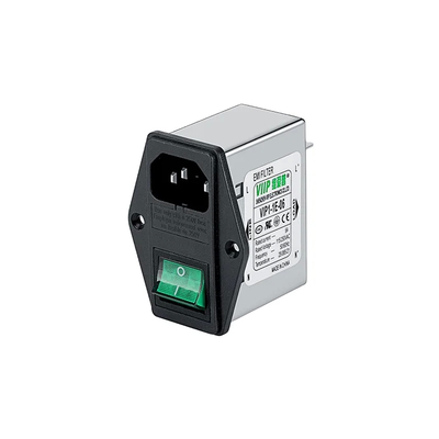 Filtro EMI IEC ad alta efficacia per applicazioni a 250 VAC con intervallo di temperatura 25/085/21