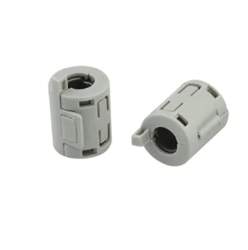 Black Ferrite Core Clip On Ring per una migliore efficienza alla frequenza di 100KHz