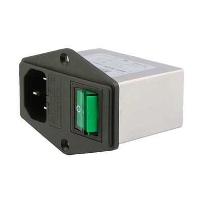 250 VAC Voltaggio 10 A Corrente 150KHZ~30MHZ Filtro di riduzione EMI montato in superficie