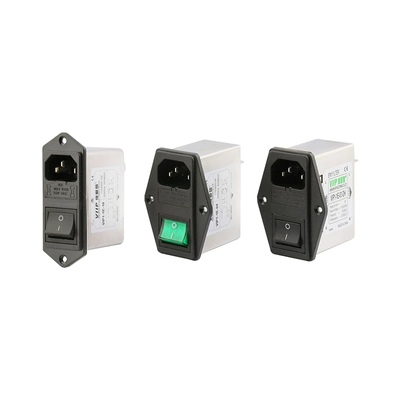 Resistenza all'isolamento ≥ 100MΩ Filtro EMI monofase per filtraggio efficace e intervallo di frequenza 50/60Hz