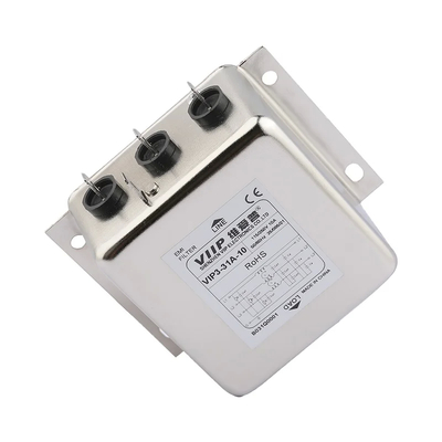 Protezione dell'informazione Filtro EMI di 3 fasi con linea 2700VAC a terra e perdita di inserimento 60-90dB per la gestione delle strutture