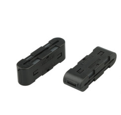 EMI/RFI Suppression Made Simple Cable Ferrite Ring With Snap-On Mounting Type In Bulk Packaging